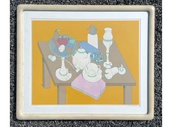 A Limited Edition Artist Proof Lithograph  'Still Life With Mac Truck' Signed And Numbered By Seymour Chwast