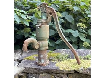 An Antique Cast Iron Hudson Valley Well Pump