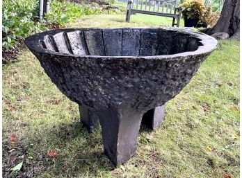 A Large Cauldron Sculptural Vessel By Noted Artist Paul Chaleff