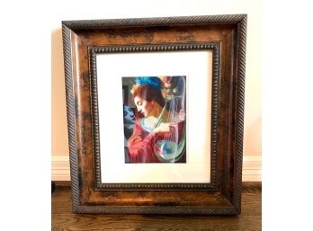 Untitled Kahlil Gibran Print, Framed, Referred To As 'Rose Sleeves'
