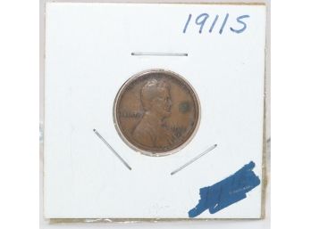 1911S Lincoln Wheat Penny