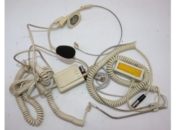 Vintage Telectret Lightweight Headsets