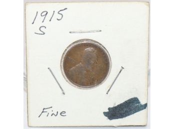 1915S Lincoln Wheat Coin
