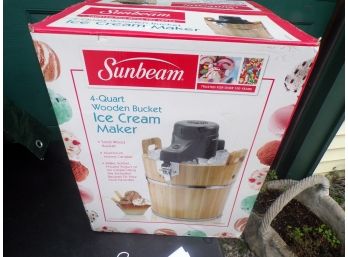 Sun Beam Ice Cream Maker New In Box