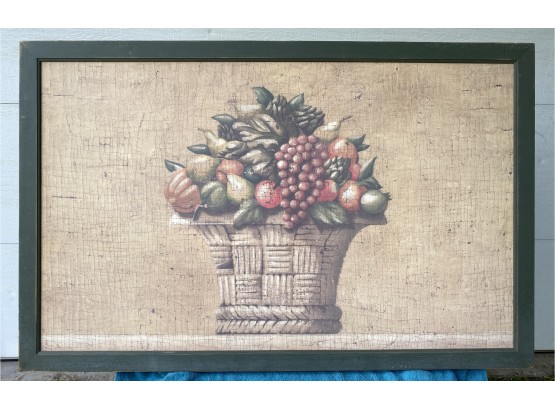 Framed Picture Fruit Basket