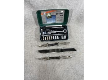1 1/4' Drive Metric Socket Set  And Klein Pocket Multi-tool Set