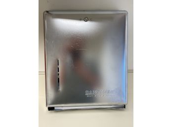 A Wall-Mount Paper Towel Dispenser In Stainless Steel #2