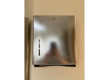 A Wall-Mount Paper Towel Dispenser In Stainless Steel #3