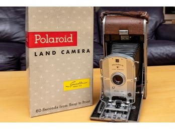 Vintage Polaroid Land Camera In Case Model 95A