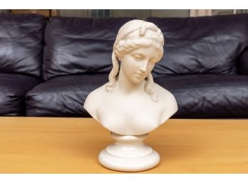 Belleek Irish Porcelain Figural Bust Of Sorrow