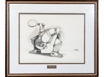 Framed Print Of 'Add Out' Sketch By Gary Patterson