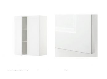 IKEA Sektion White Kitchen Cabinets Assembly REQUIIRED New In The Boxes Axstad Matt White Doors