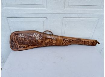 Hand Tooled Leather Gun Case, An Incredible Custom Piece