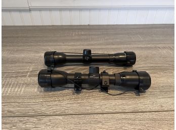 Pair Of Scopes By Center Point, Nice Optics