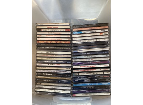 Cds- 45 Rock Cds From A - C Incl Allman Bros, Beach Boys, Chicago And More