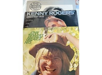 Kenny Rogers, John Denver Vinyl Record Albums