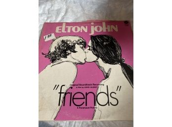 Elton John -  Friends  - Soundtrack Vinyl Record Album