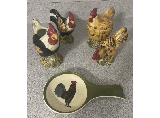 Decorative Rooster Lot