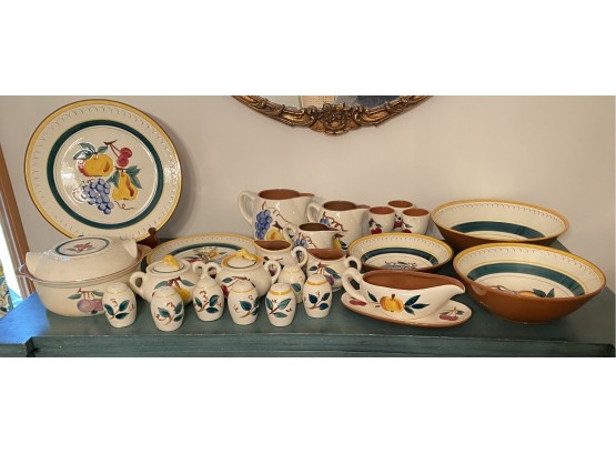 Stangl Pottery With Fruit Serving Pieces