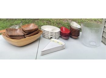 Miscellaneous Serving Pieces And Potato Bakers