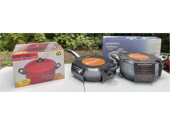 Four New In The Box Cookware