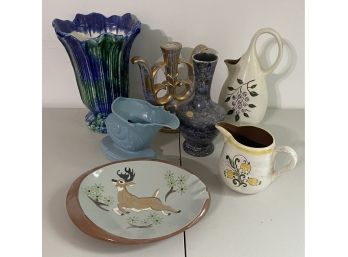 Seven Pieces Of Stangl Pottery
