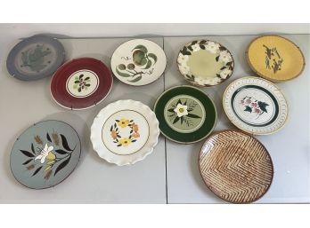 Ten Miscellaneous Decorative Stangl Plates