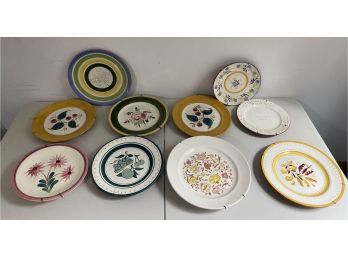 Ten Decorative Plates- Stangl And More