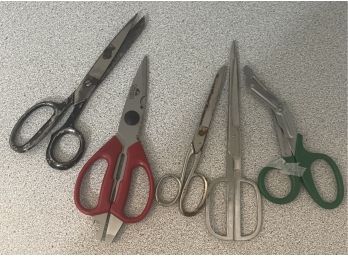 Five Pairs Of Scissors