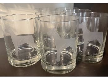 Seven Doberman Pinscher Glasses