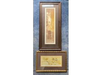 Two Framed Artist Proofs- Pencil Signed