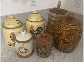 Cookie Jars And Covered Canisters