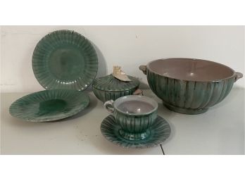 Six Pieces Of Pottery For Frederick Lunning