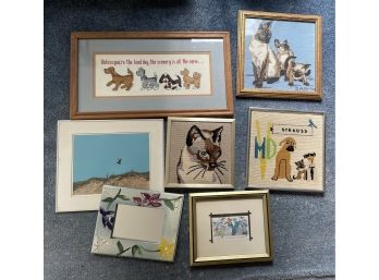 Framed Needlepoints And More