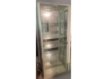 Two Door Glass And Mirror Curio Cabinet