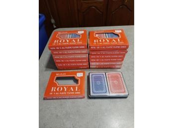 13 Sets Of Brand New Washable Royal Playing Cards