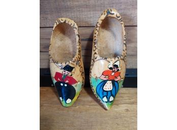 Hand Made In Holland Wooden Clog Shoes