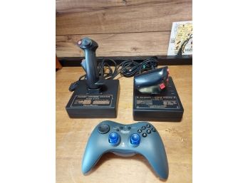 3 Video Game Controllers Untested
