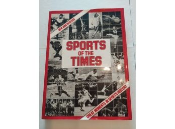 SPORTS OF THE TIMES 1984 Hard Cover Awesome Book
