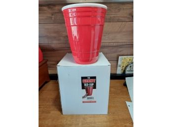 Brand New Extra Large Ceramic Red Cup