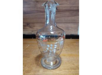 Antique Lily Of The Valley Glass Vase