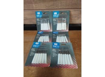 6 Brand New Packages Of Ekco Mini Forks