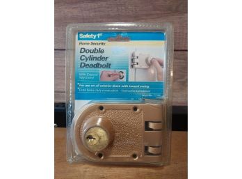 Safety 1st Double Cylinder Dead Bolt Lock Brand New In Sealed Package