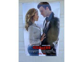 Gigli Movie Double Sided Movie Poster. Ben Affleck And Jennifer Lopez.