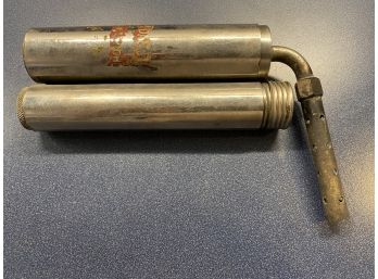 Vintage 1940s JIM DANDY Automatic Alcohol Blow Torch. Complete With Partial Label. In Excellent Condition.