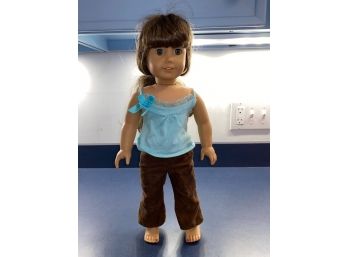 American Girl Doll Pleasant Co. Brown Hair And Gray Eyes. 47 C3.