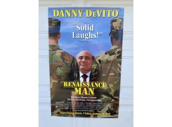 Danny DeVito. Renaissance Man Movie Poster. Perfect For Framing.
