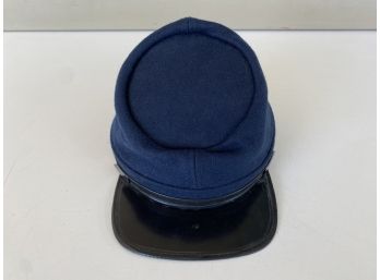 Civil War Kepi Union Army Wool Hat Blue Lined US North. 22' Circumference. Excellent. Reinactment Hat.