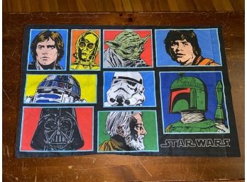 Vintage 1990s Star Wars Standard Pillowcase Designed By Jay Franco & Sons.
