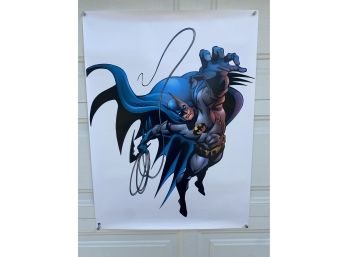 Batman Color Poster. Perfect For Framing. Measures  24' X 32'.